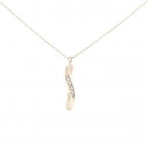 K10PG ダイヤモンド ネックレス 0.05CT