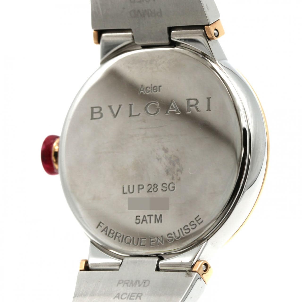 【ノーメンテナンス還元価格】ブルガリ ルチェア PGコンビ･12P LUP28SG/LU28WSPGSPG/12 SSxPG クォーツ