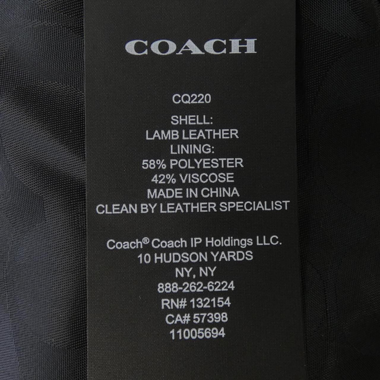 コーチ COACH レザージャケット