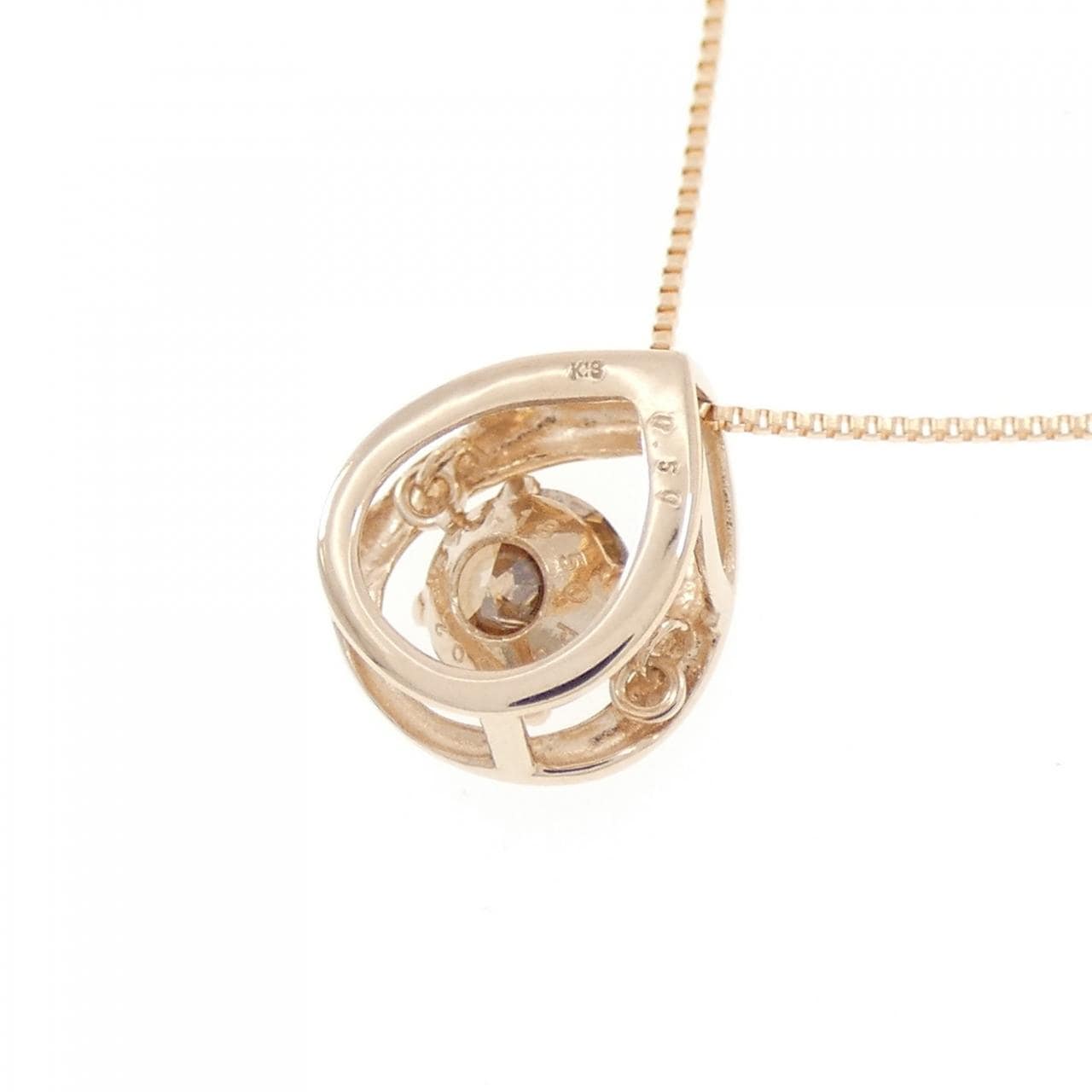 K18PG ダイヤモンド ネックレス 0.50CT