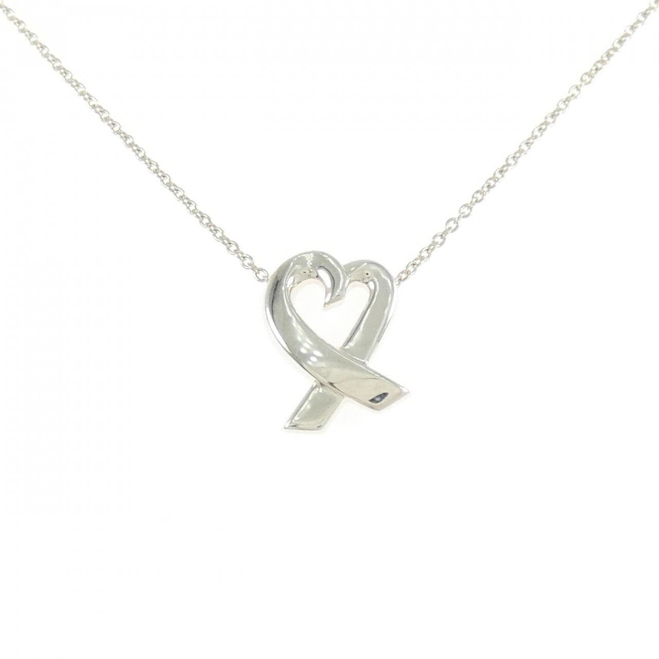 ティファニー ラビングハート スモール ネックレス