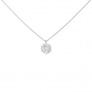 【リメイク】PT900/PT850 ダイヤモンド ネックレス 1.018CT E I1 VG
