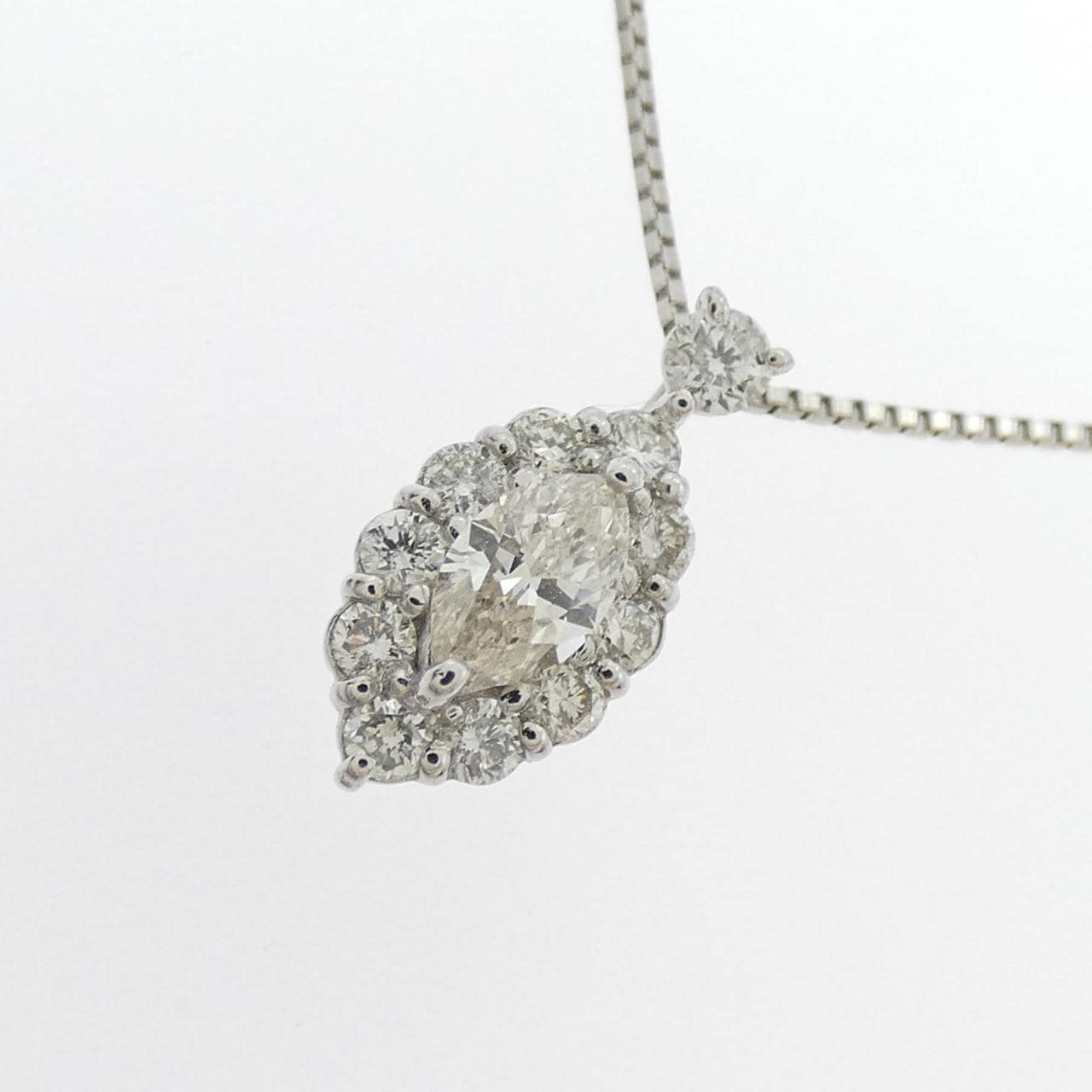 PT950/PT850 ダイヤモンド ネックレス 0.30CT