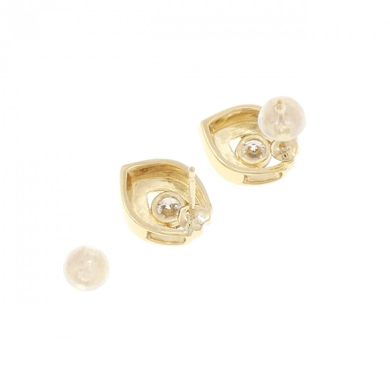 K18YG ダイヤモンド ピアス 0.813CT