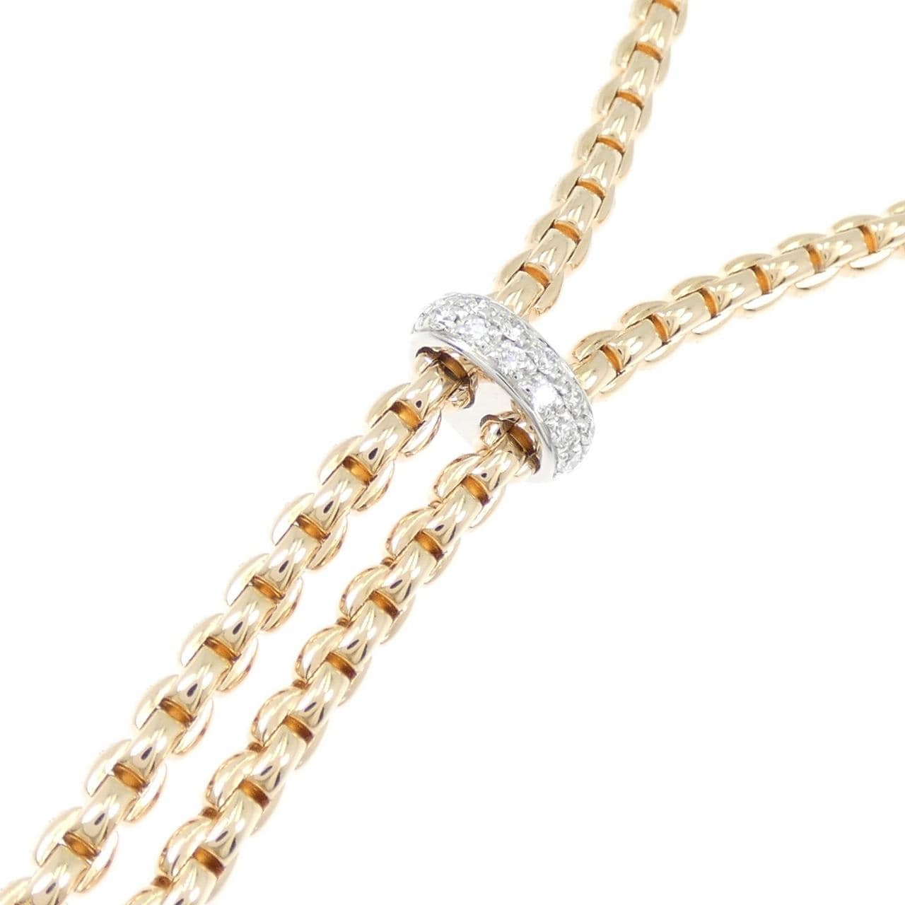 【新品】フォッペ エカ ネックレス 0.10CT