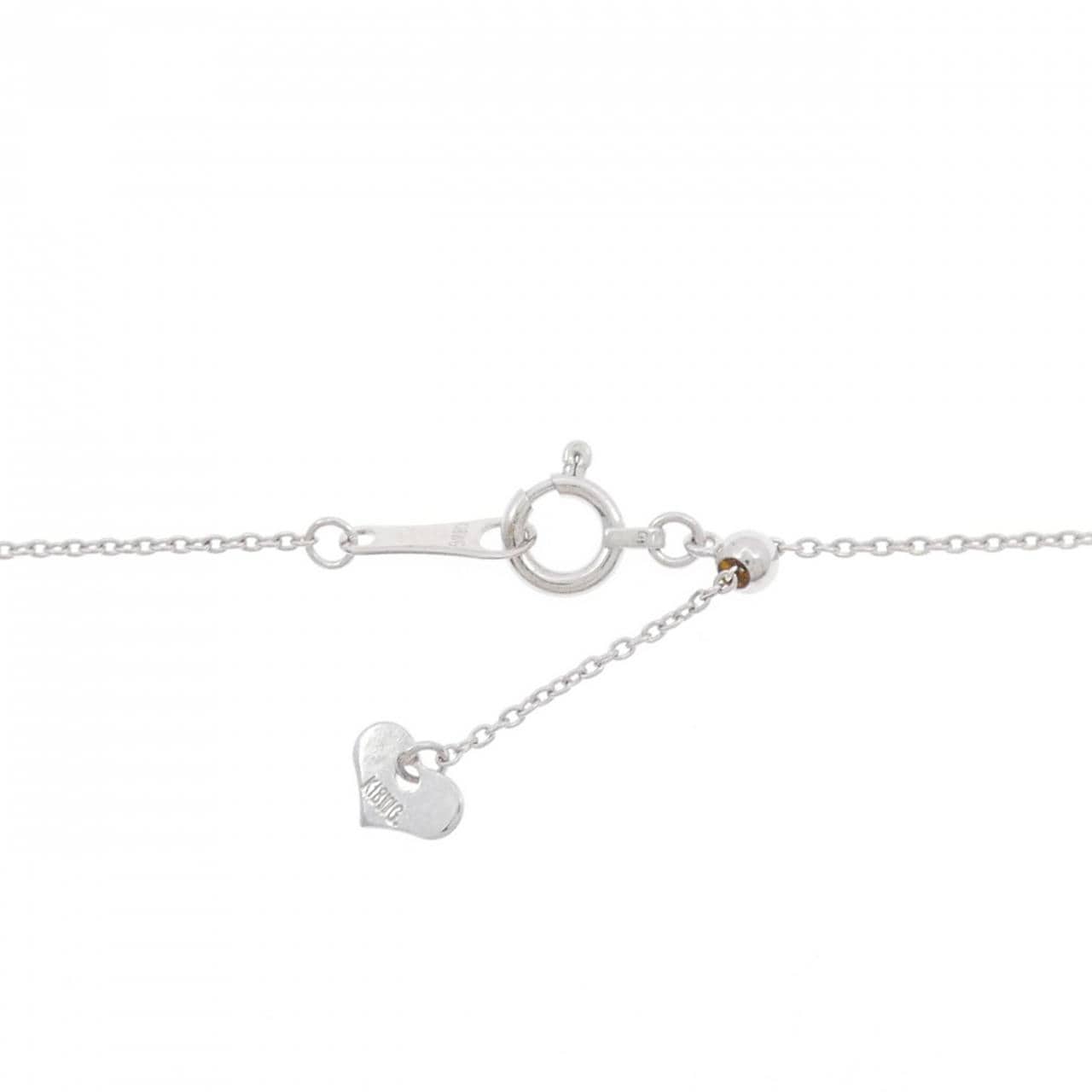K18WG ダイヤモンド ネックレス 0.38CT