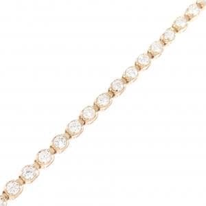 K18PG ダイヤモンド ブレスレット 1.10CT