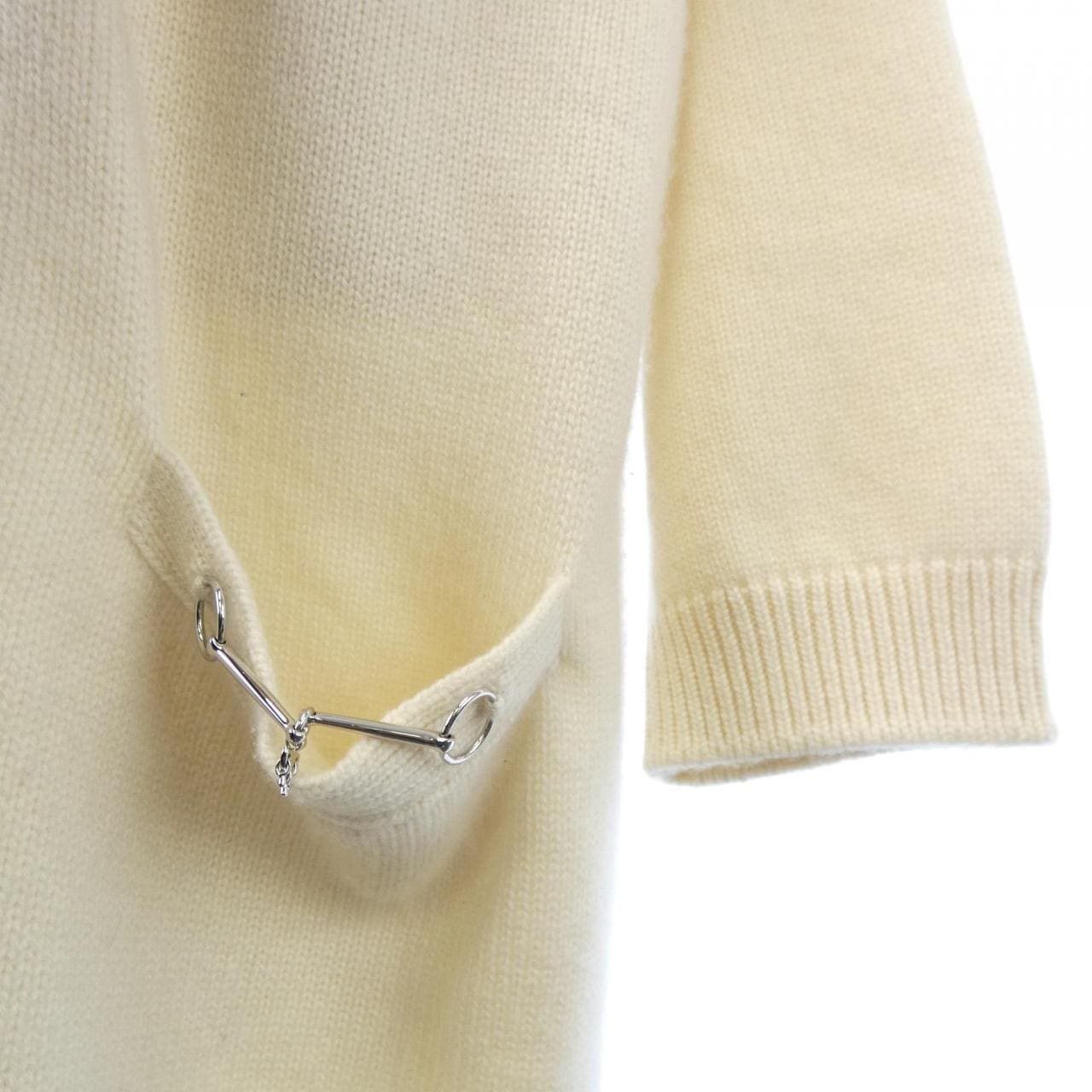 エルメス HERMES MORS A JOUET 2E2104D1 ロングカーディガン