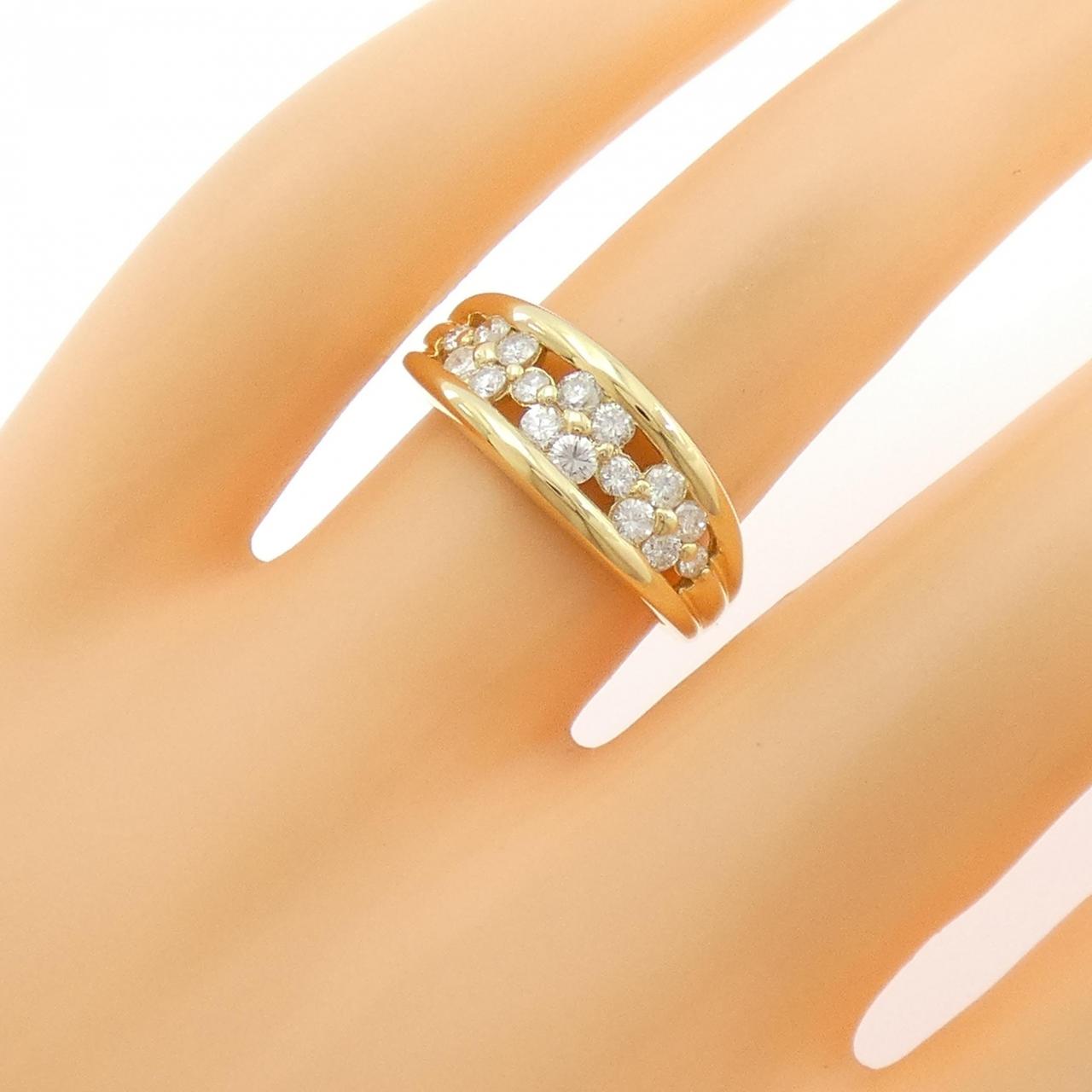 K18YG ダイヤモンド リング 0.50CT