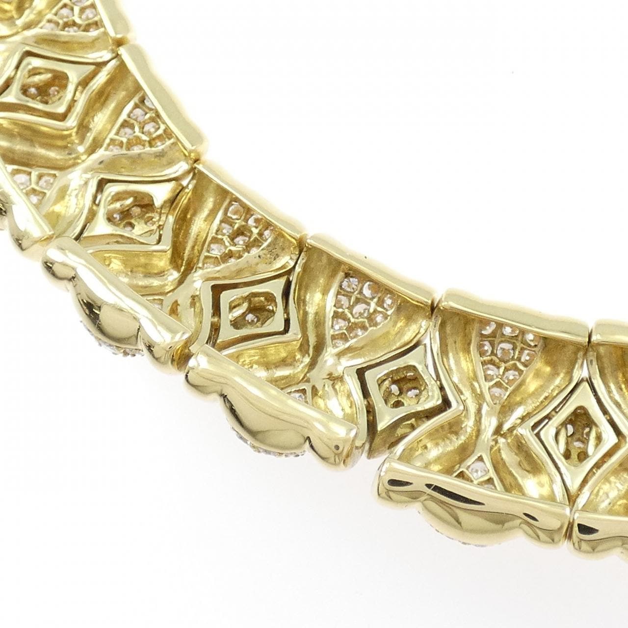 750YG ダイヤモンド ネックレス