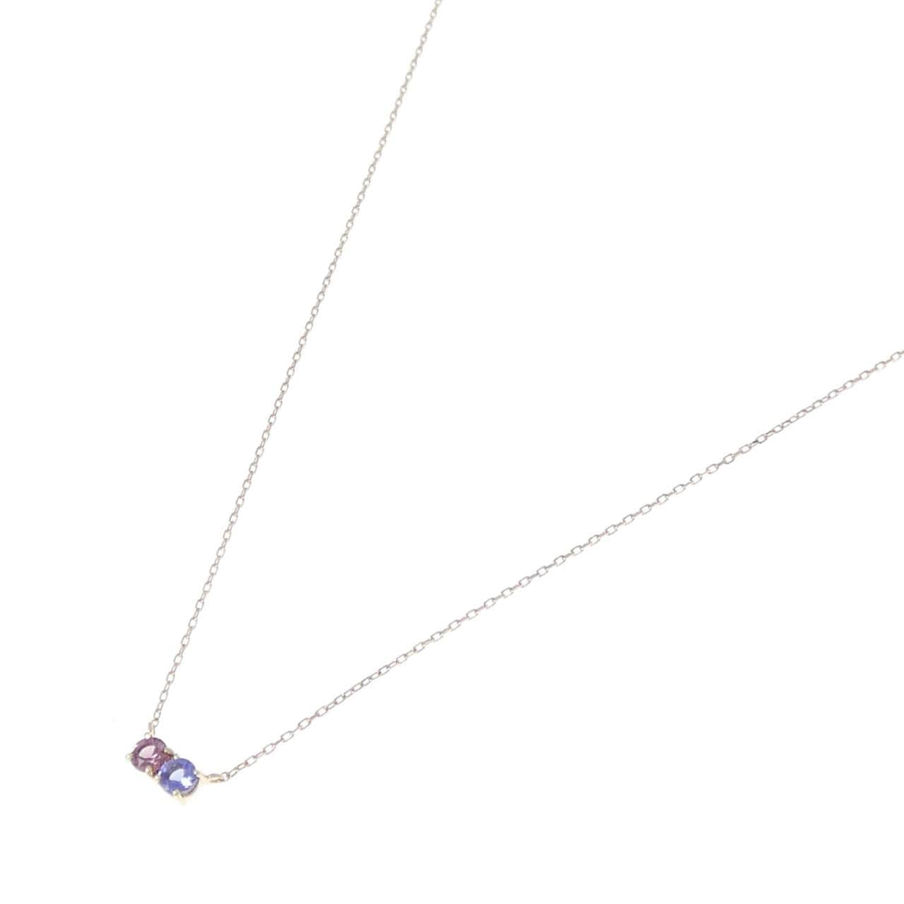K10YG ガーネット ネックレス