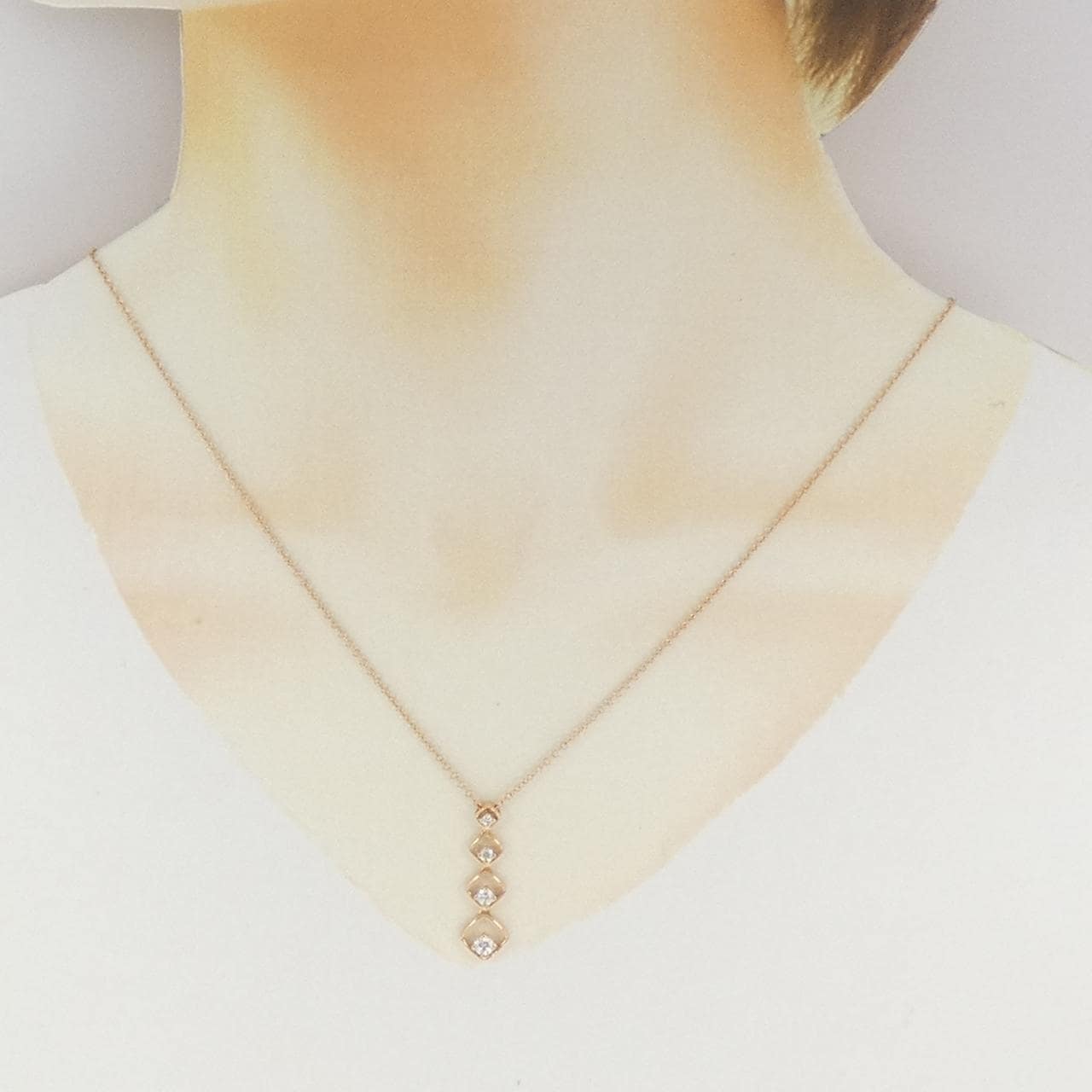 ギンザ タナカ ダイヤモンド ネックレス 0.33CT