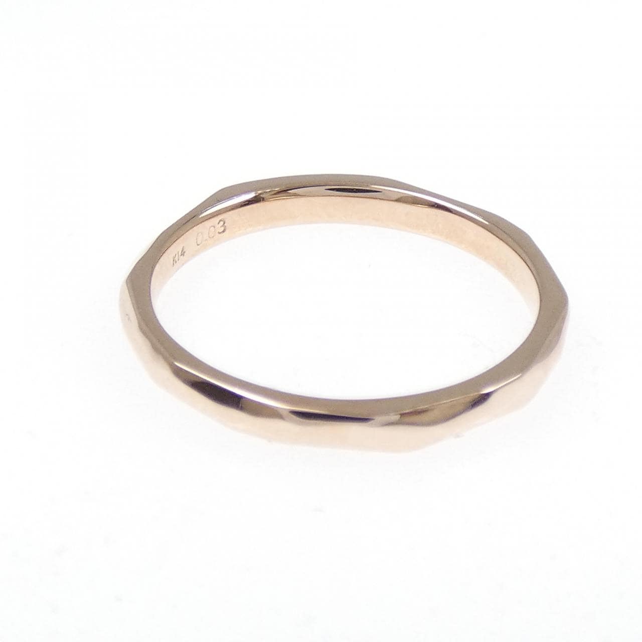 K14PG ダイヤモンド リング 0.03CT