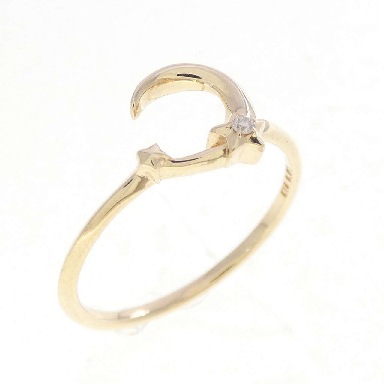 ノジェス ムーン×スター ダイヤモンド リング 0.01CT