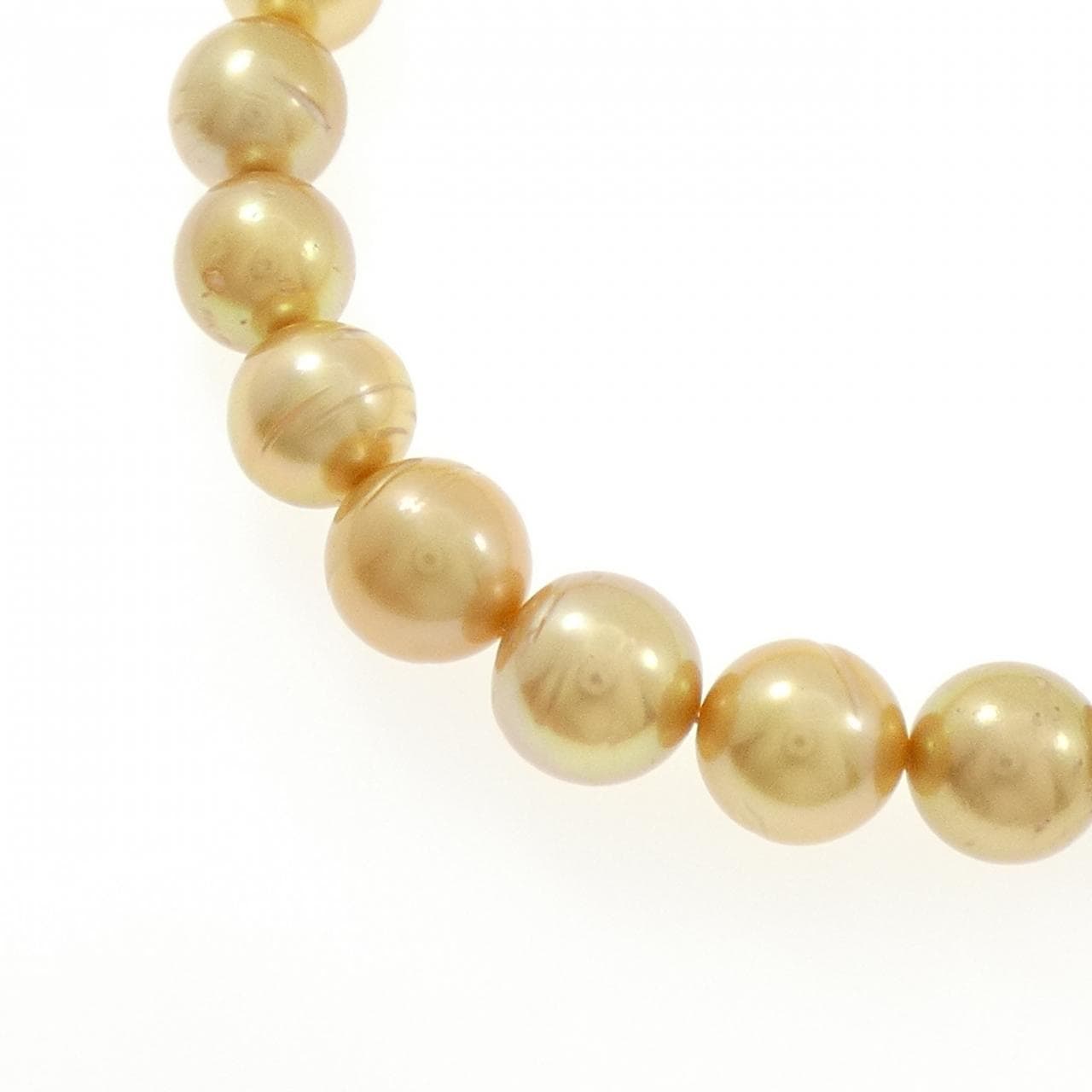 シルバークラスプ 白蝶パール ネックレス 8-11mm