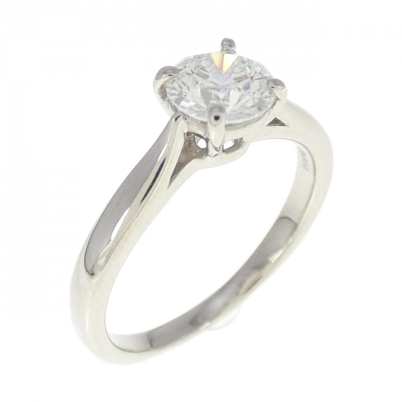 PT Solitaire Diamond Ring 0.736CT D VVS2 VG