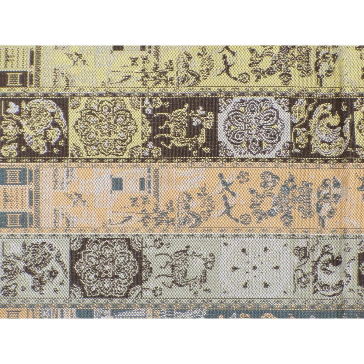 名古屋帯　龍村美術織物　開き名古屋　全通柄