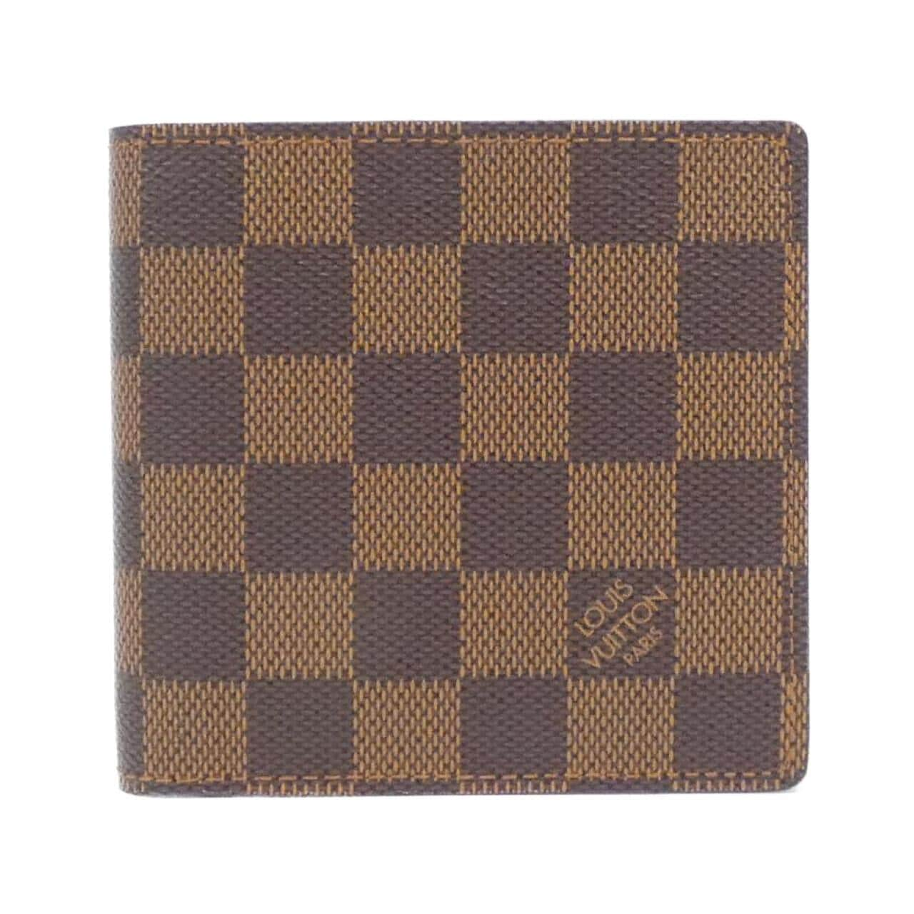 LOUIS VUITTON Damier Porte Bier Cult Credit Monet N61665 皮夾