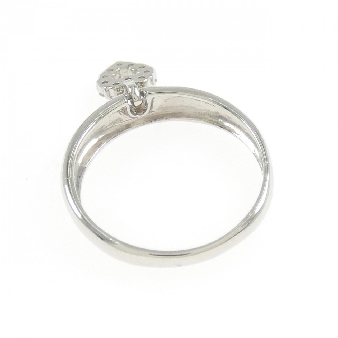 PT900 ハート ダイヤモンド リング 0.08CT