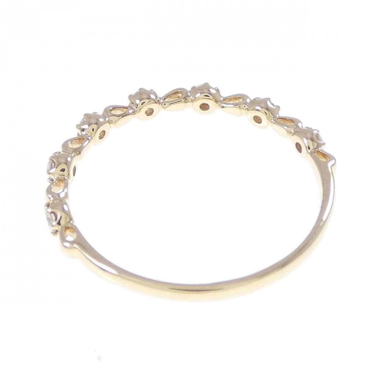 K10YG ダイヤモンド リング 0.13CT