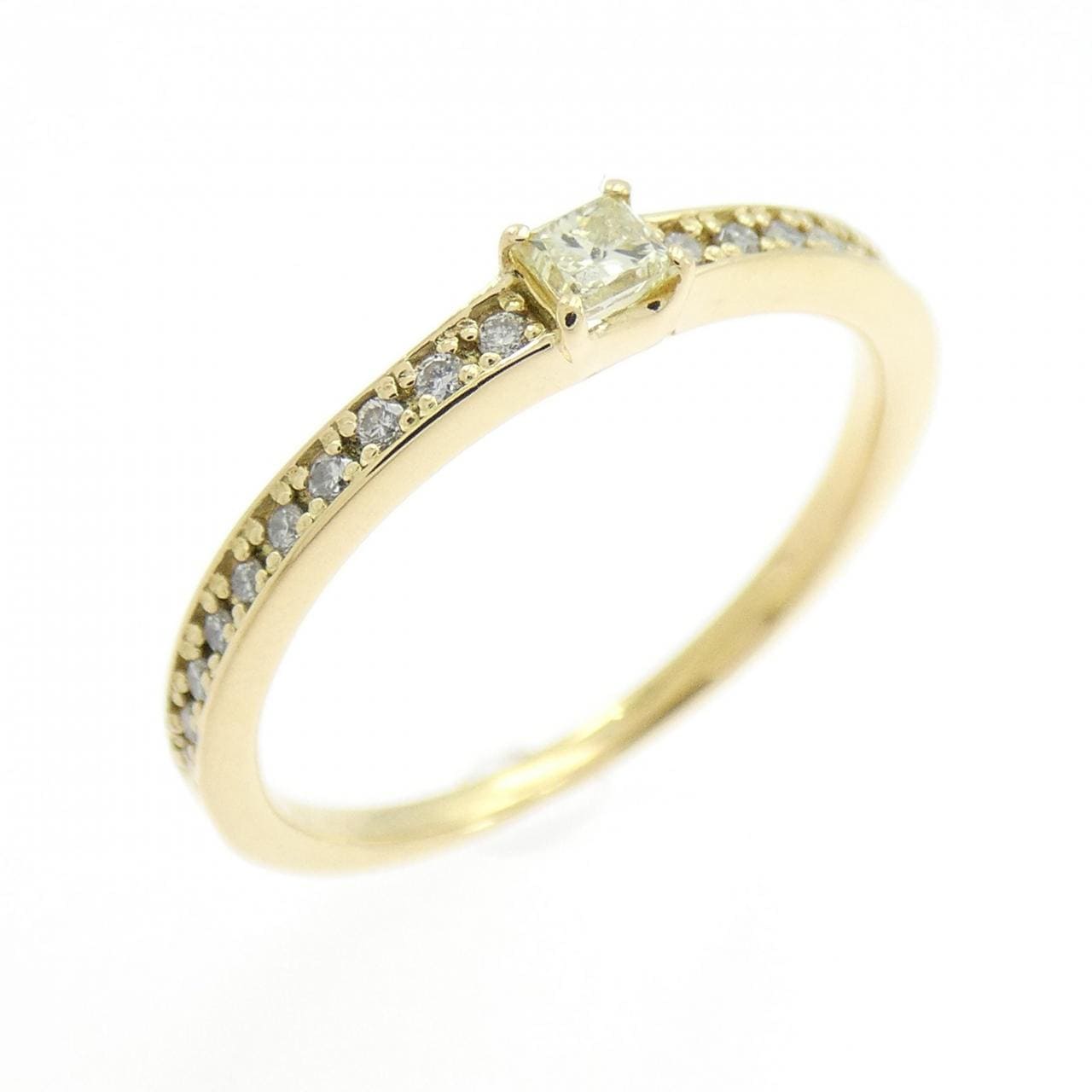 K18YG ダイヤモンド リング 0.10CT