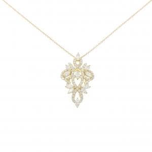 K18YG ダイヤモンド ネックレス 0.75CT