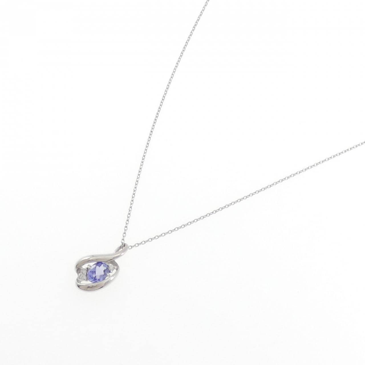 PT900/PT850 タンザナイト ネックレス