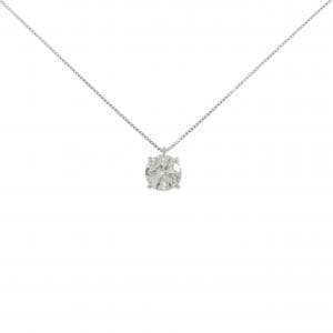 PT900/PT850 ソリティア ダイヤモンド ネックレス 1.49CT