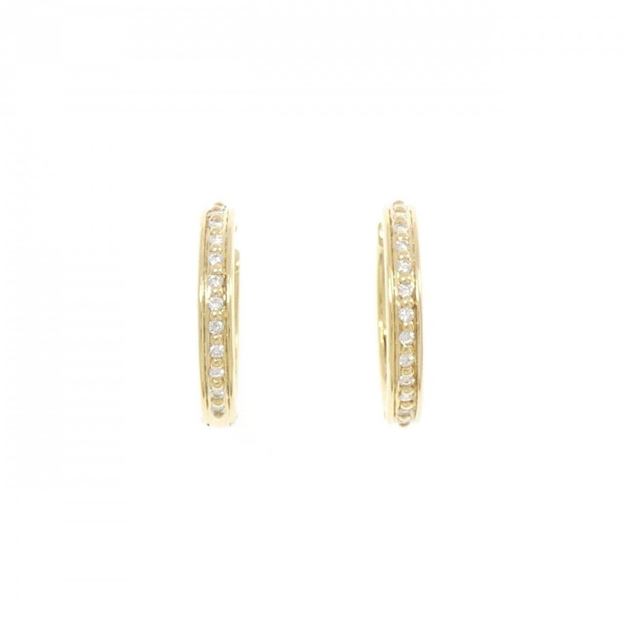 K18YG ダイヤモンド ピアス 0.30CT