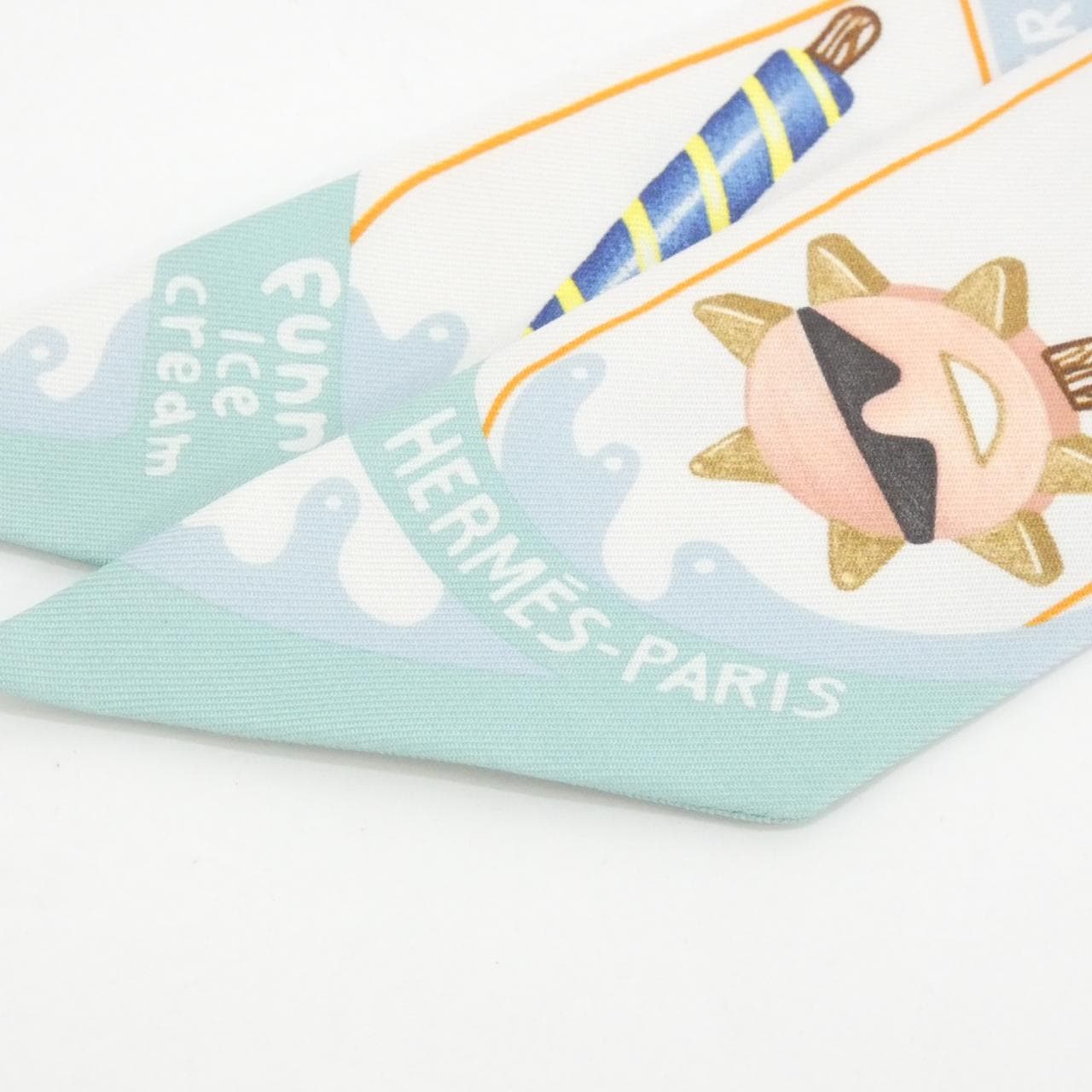 エルメス FUNNY ICE CREAM ツイリー 064109S スカーフ