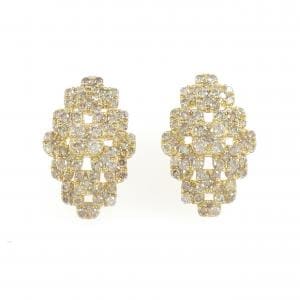 K18YG ダイヤモンド ピアス 2.00CT