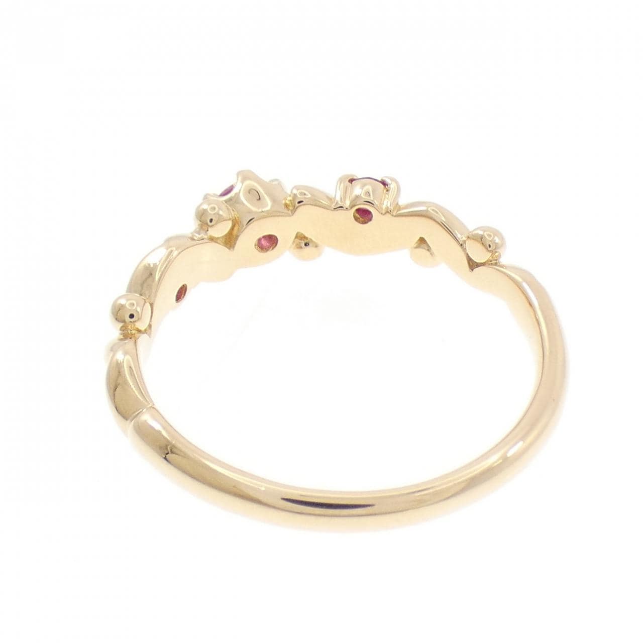 4゜C ルビー リング