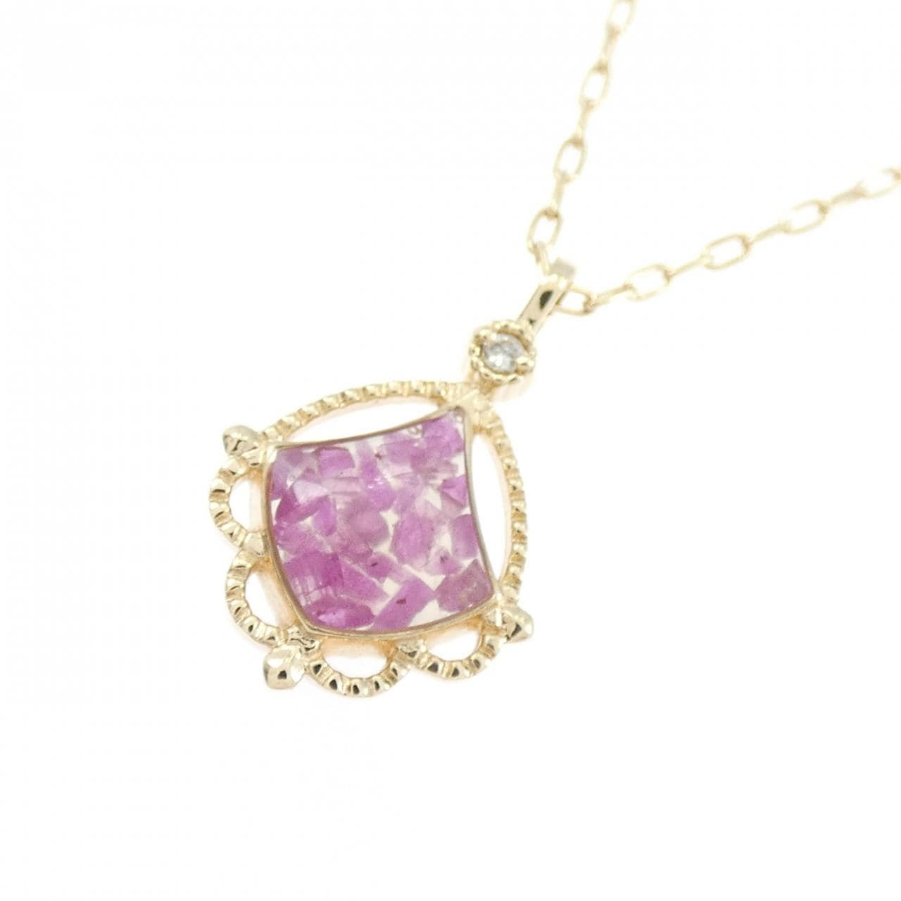 アガット カラーストーン ネックレス