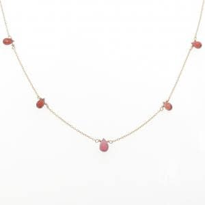 K18YG ガーネット ネックレス