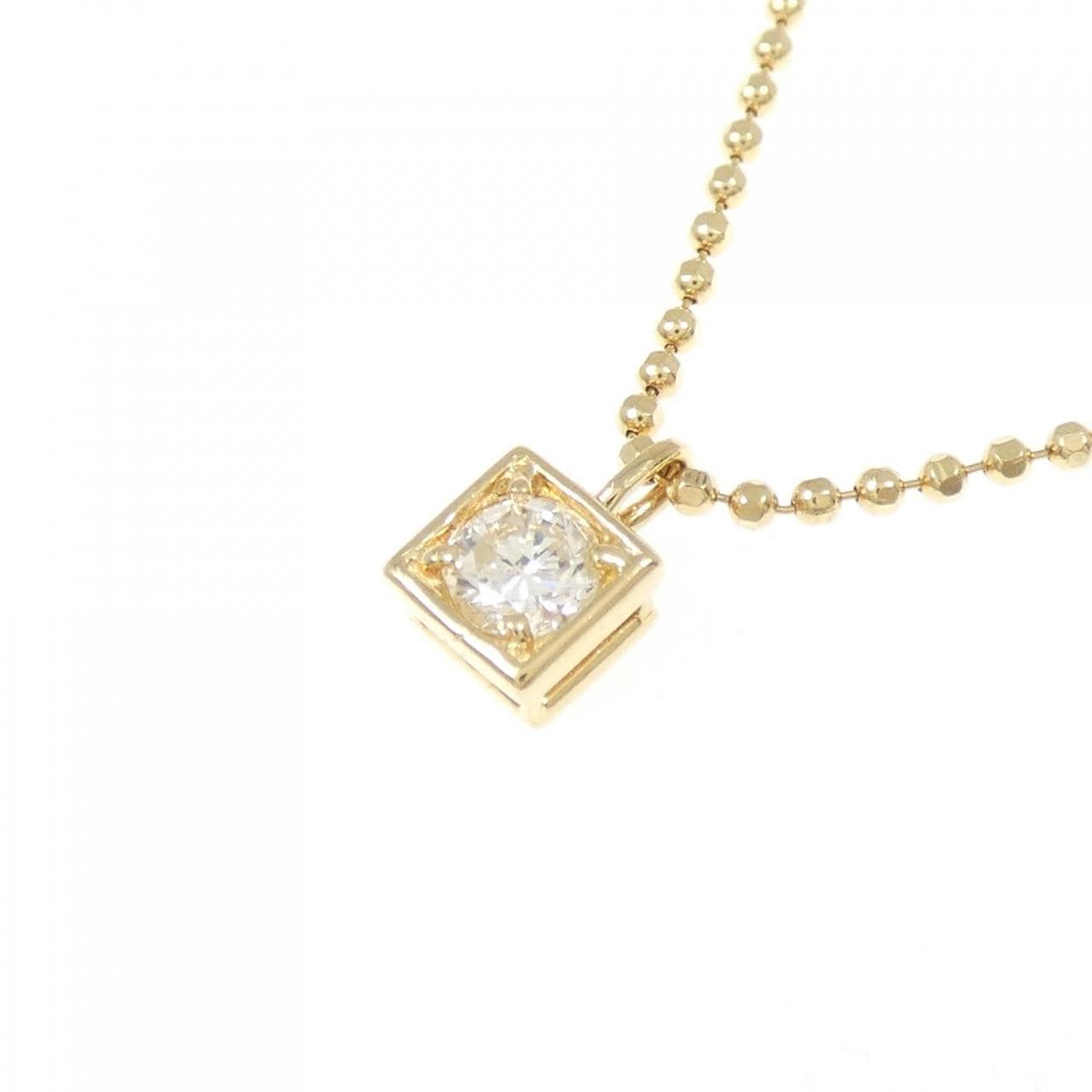 K18YG ダイヤモンド ネックレス 0.17CT