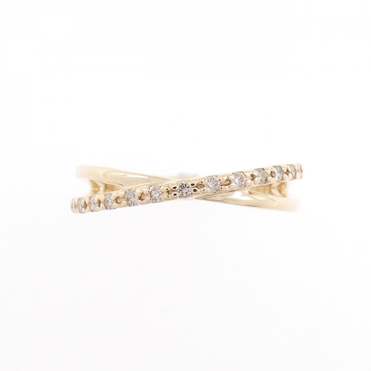 K18YG ダイヤモンド リング 0.12CT