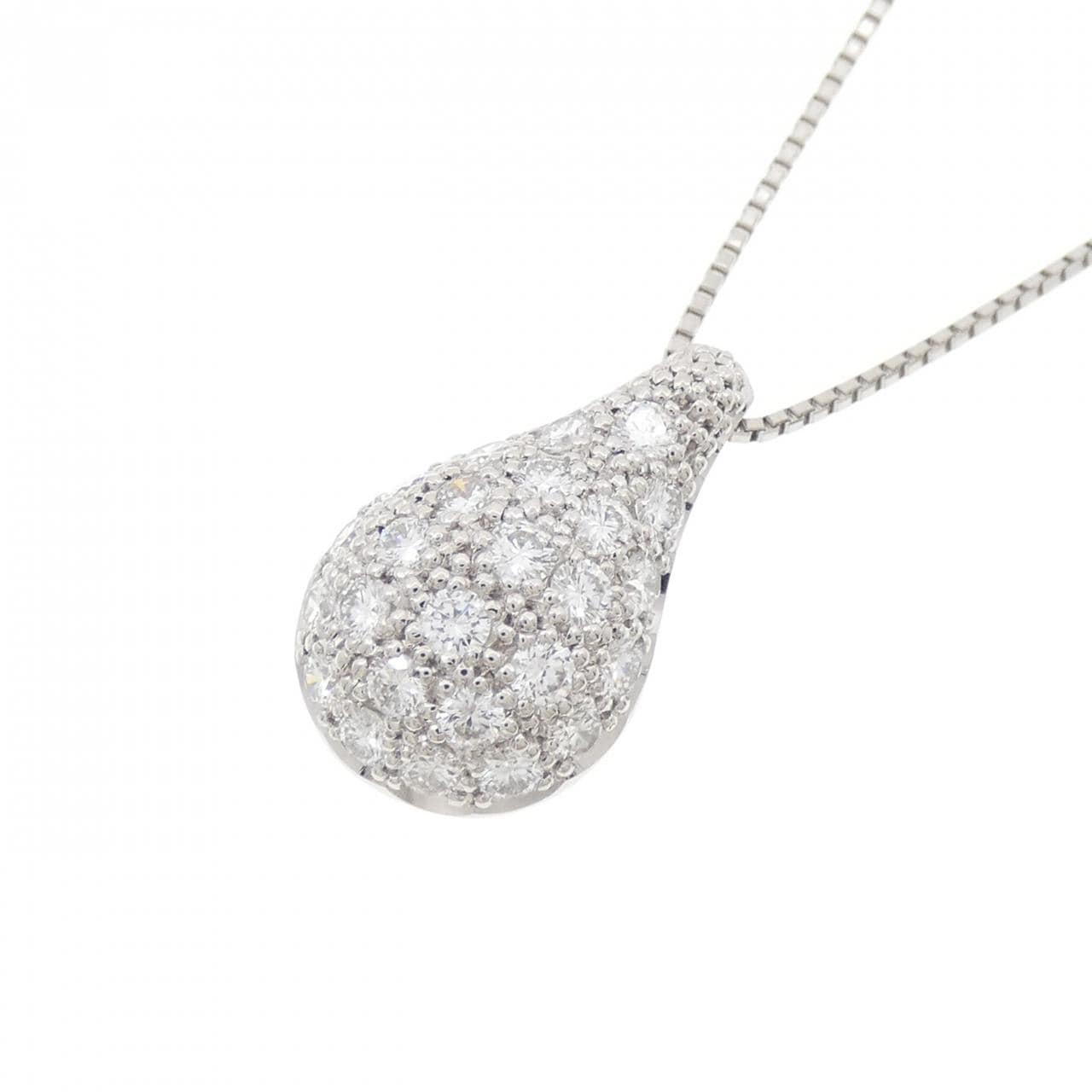PT900/PT850 ダイヤモンド ネックレス 0.754CT