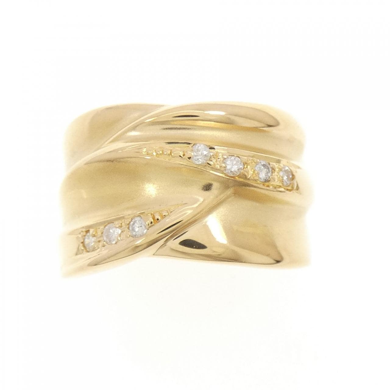 K18YG ダイヤモンド リング 0.10CT