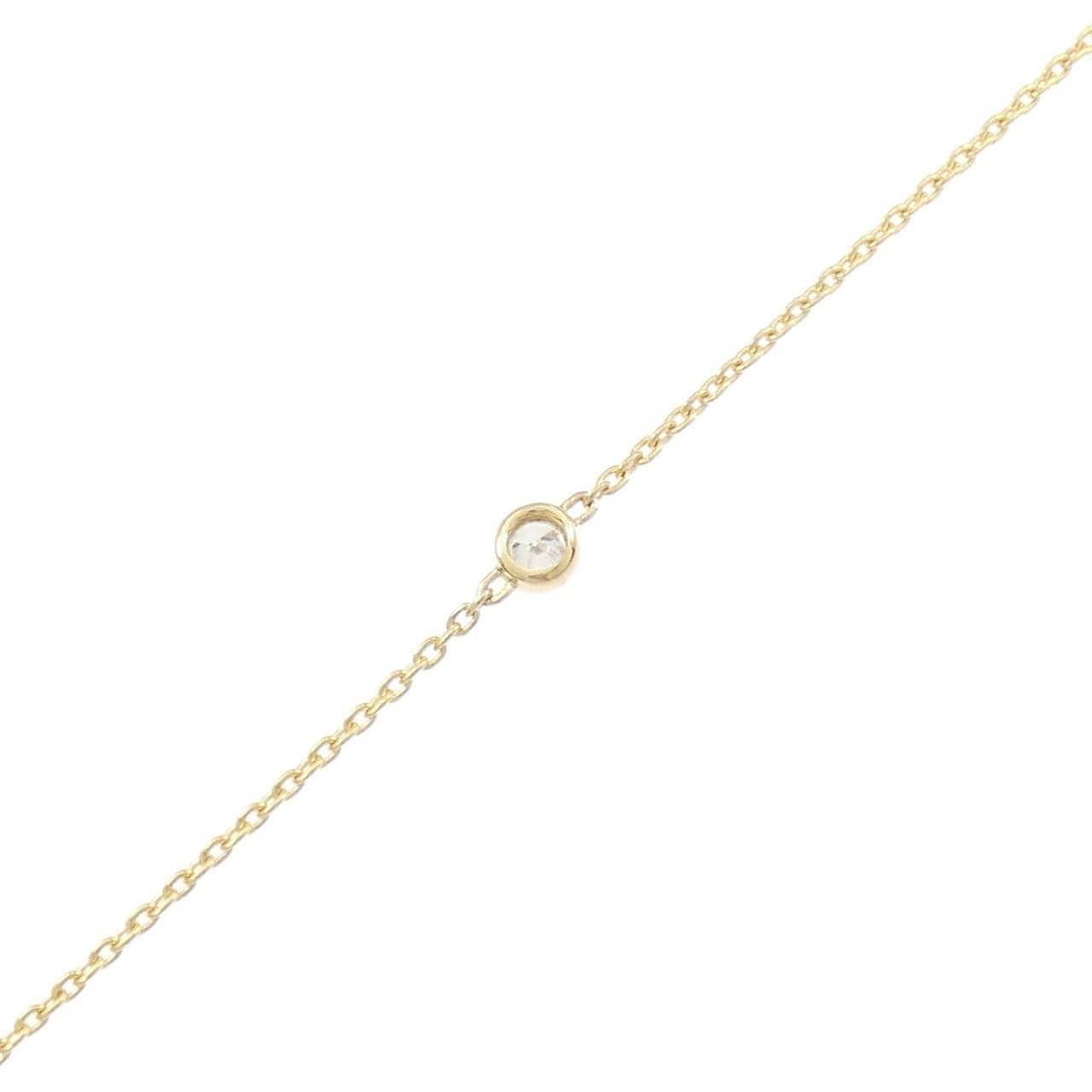 K18YG ダイヤモンド ブレスレット 0.10CT