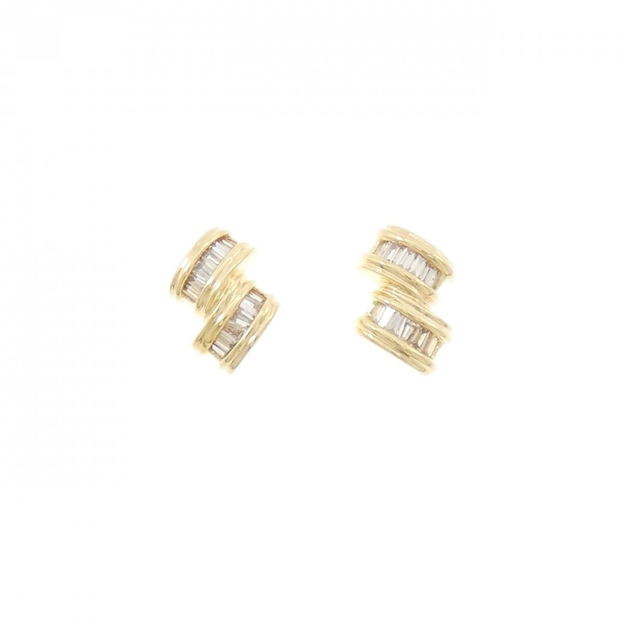 K18YG ダイヤモンド ピアス 0.50CT