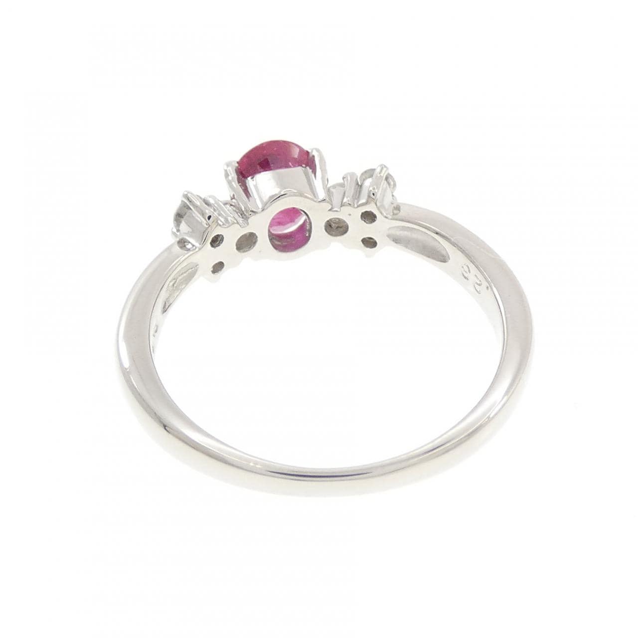 PT900 ルビー リング 0.55CT