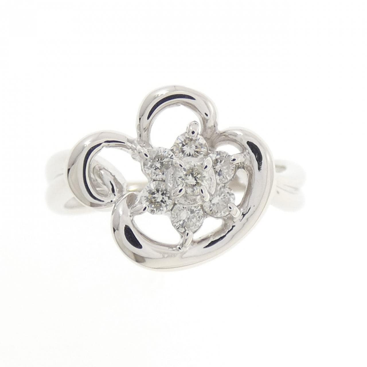 K18WG ダイヤモンド リング 0.23CT