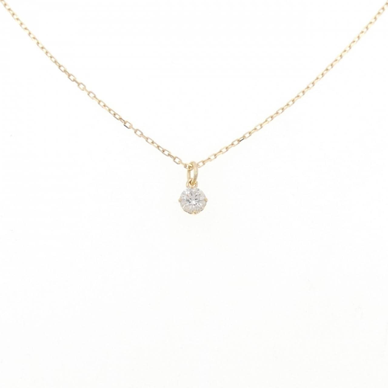 アガット ダイヤモンド ネックレス 0.10CT