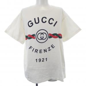 グッチ GUCCI コットンジャージー'GUCCI FIRENZE 1921'Tシャツ 616036 XJD7T Tシャツ
