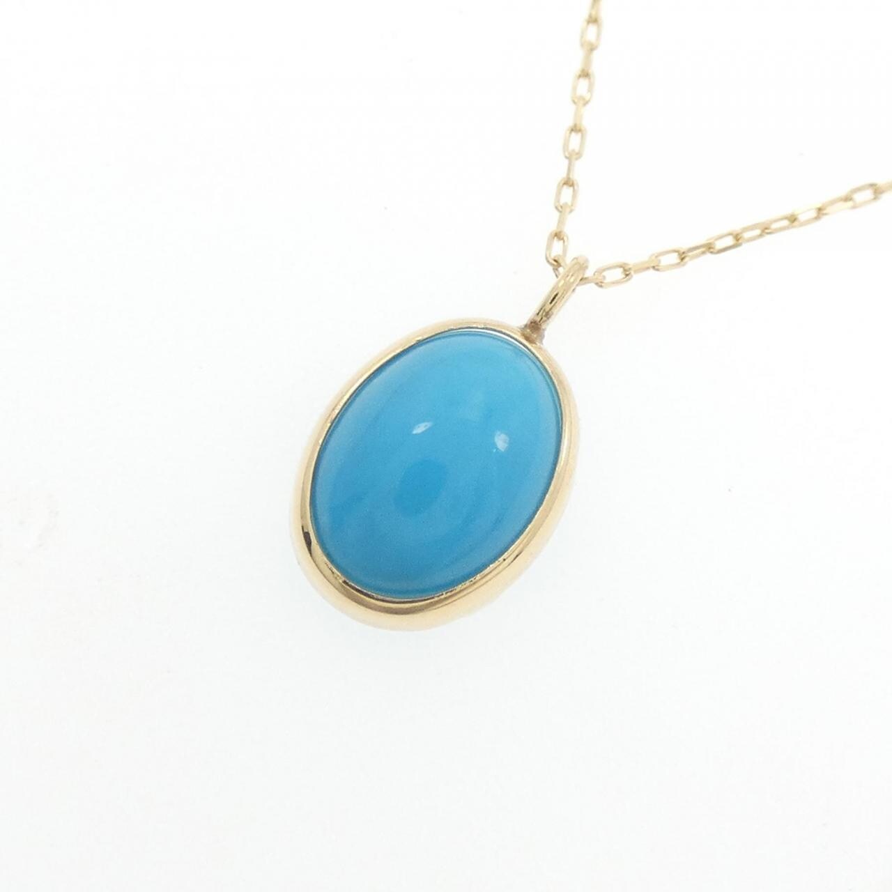 K18YG turquoise necklace