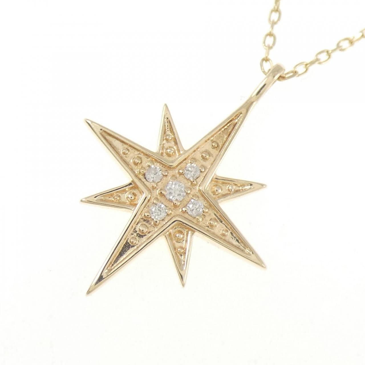 K10YG ダイヤモンド ネックレス