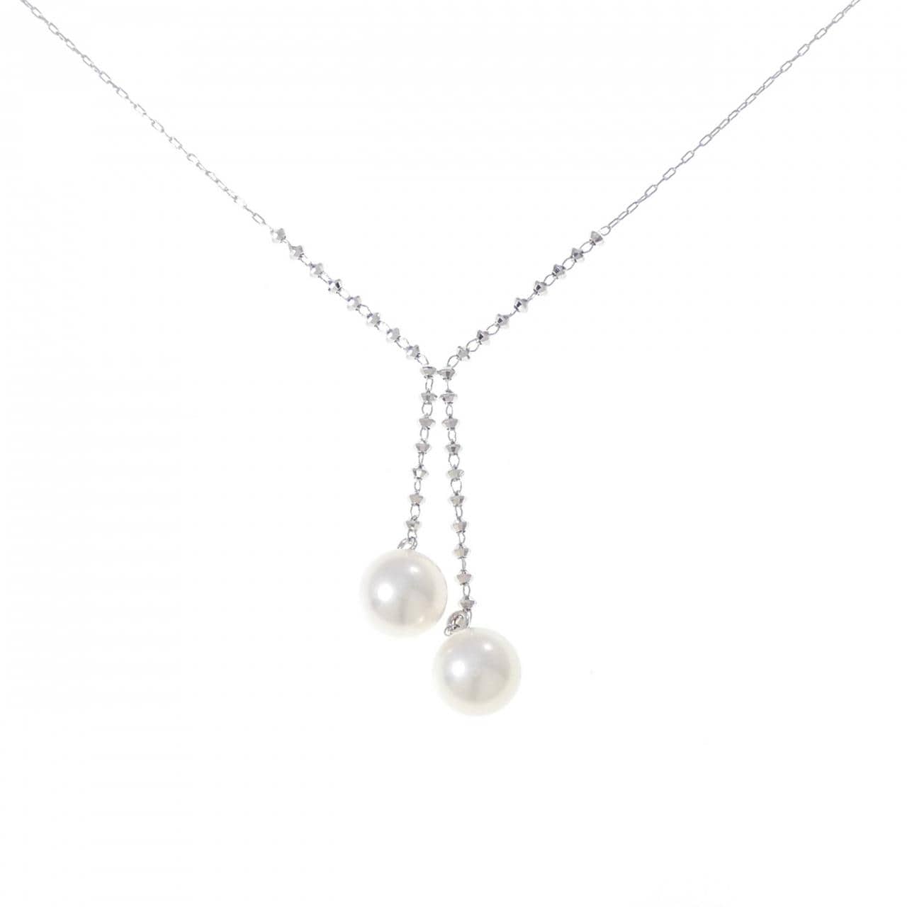 K18WG アコヤパール ネックレス 7.0mm