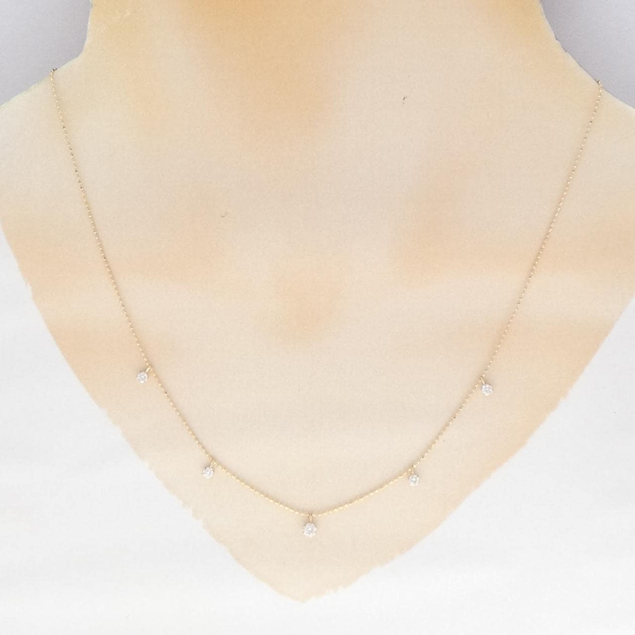 K18YG ダイヤモンド ネックレス 0.36CT