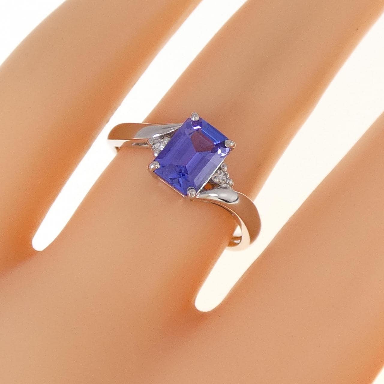 【リメイク】PT タンザナイト リング 1.15CT
