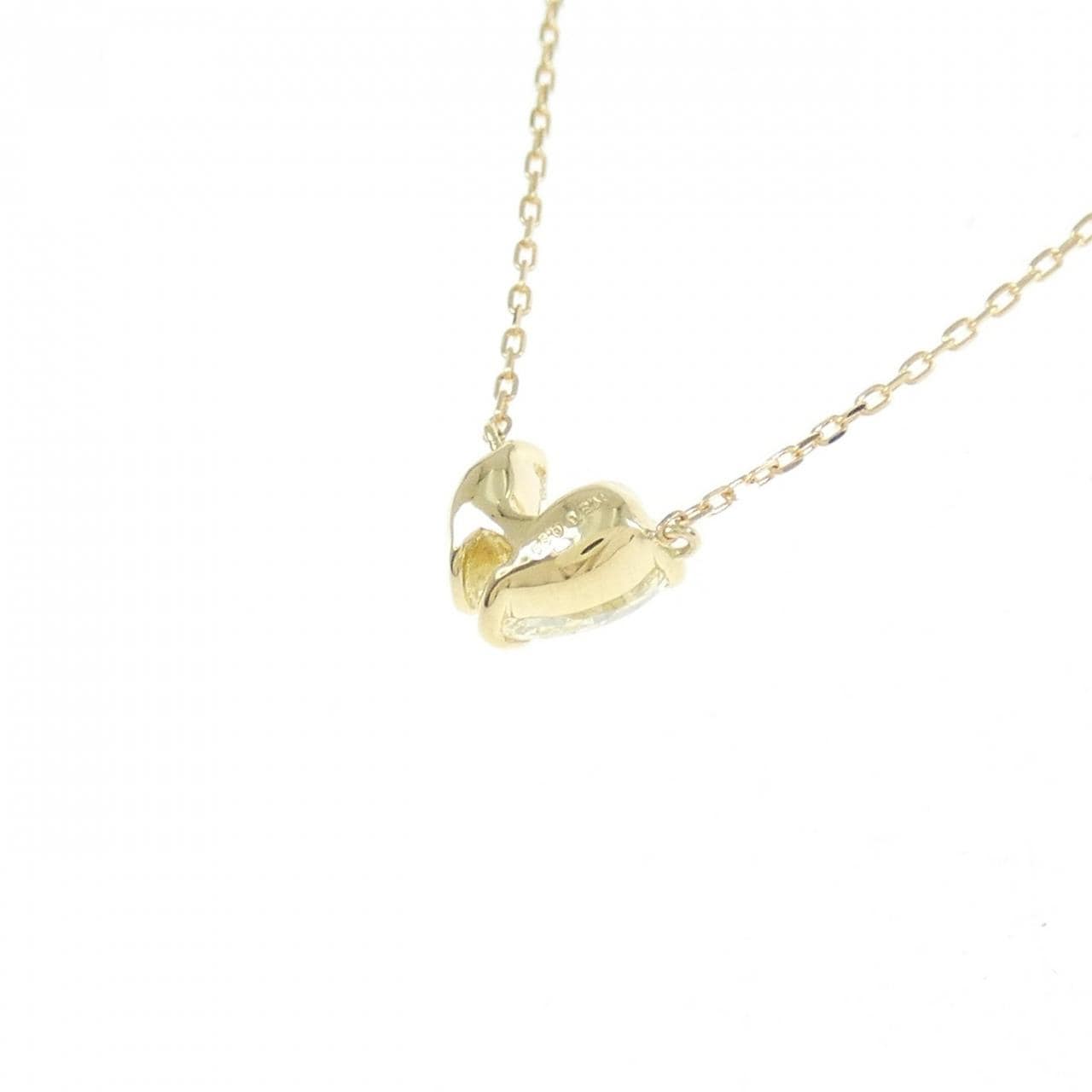 【新品】K18YG ダイヤモンド ネックレス 0.30CT